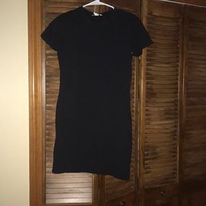 Black T-shirt dress